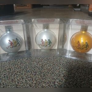 Grateful Dead Set Of 3 Dancing Skeletons